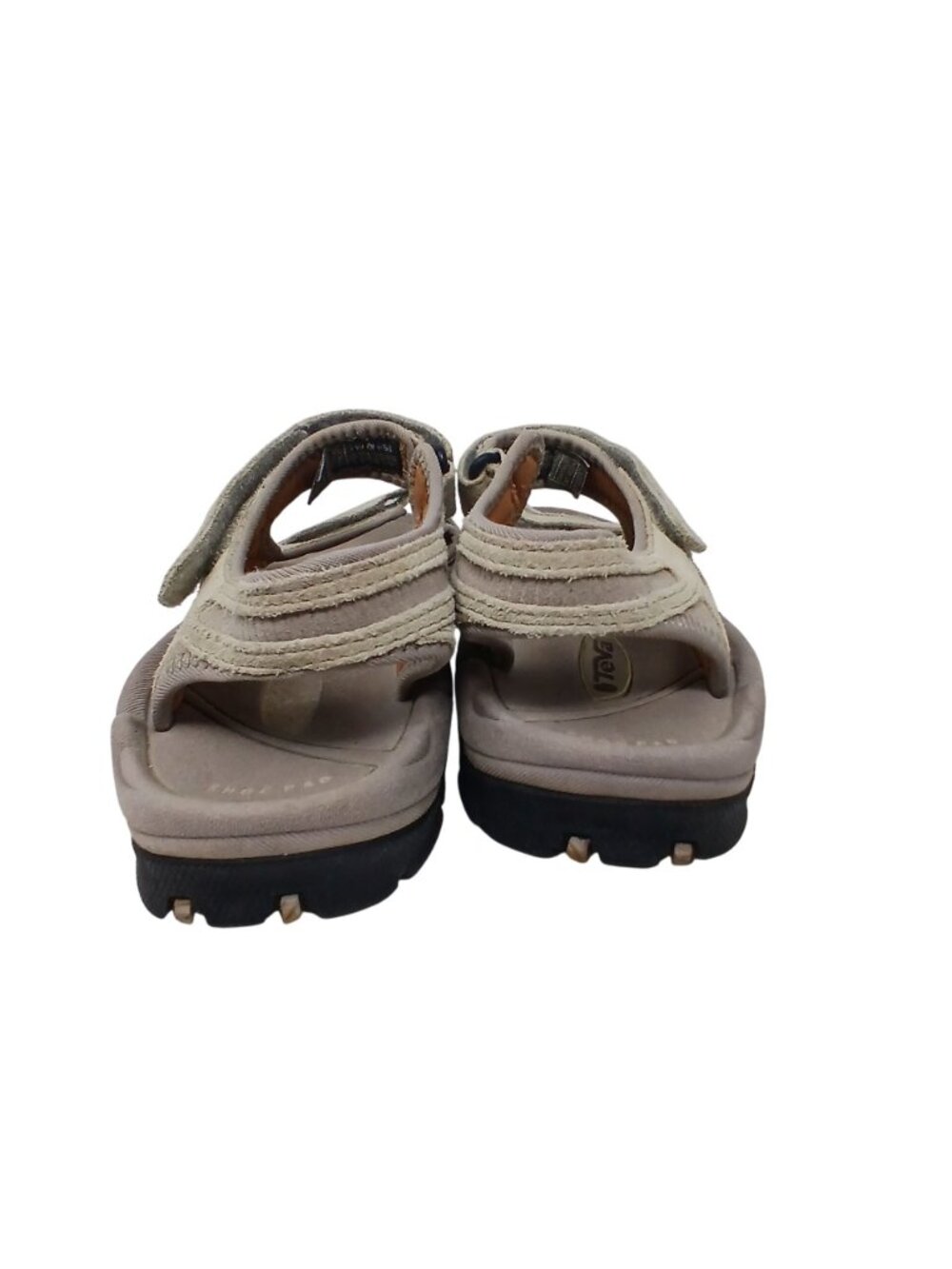 Teva Womens Size 9 Beige Sandals Adj Straps Cushioned Shock Soles 6468 #2 - Picture 6 of 10
